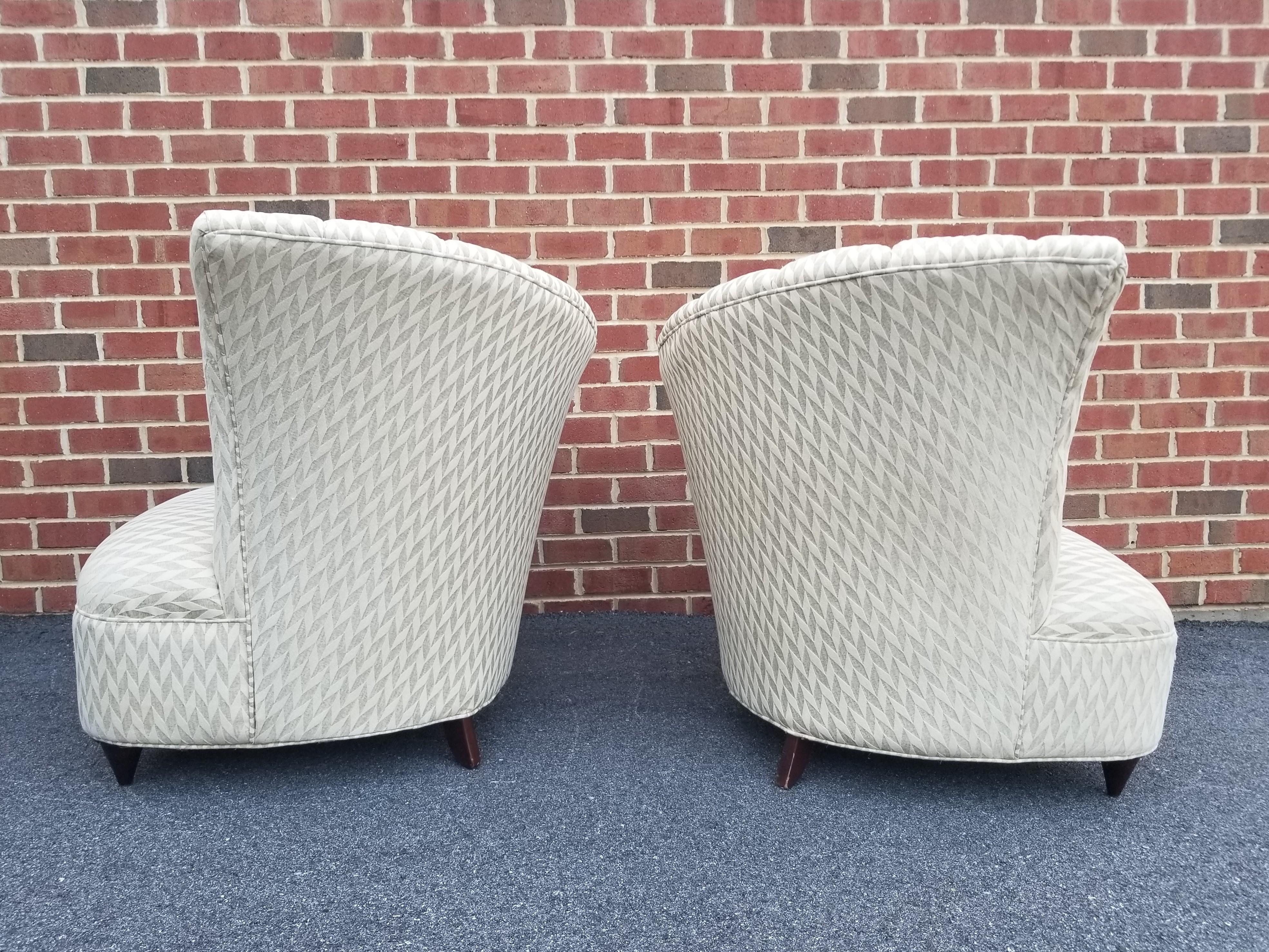 Art Deco Grosfeld House Channel / Fan Back Chairs For Sale 3