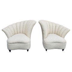 Art Deco Grosfeld House Channel / Fan Back Chairs