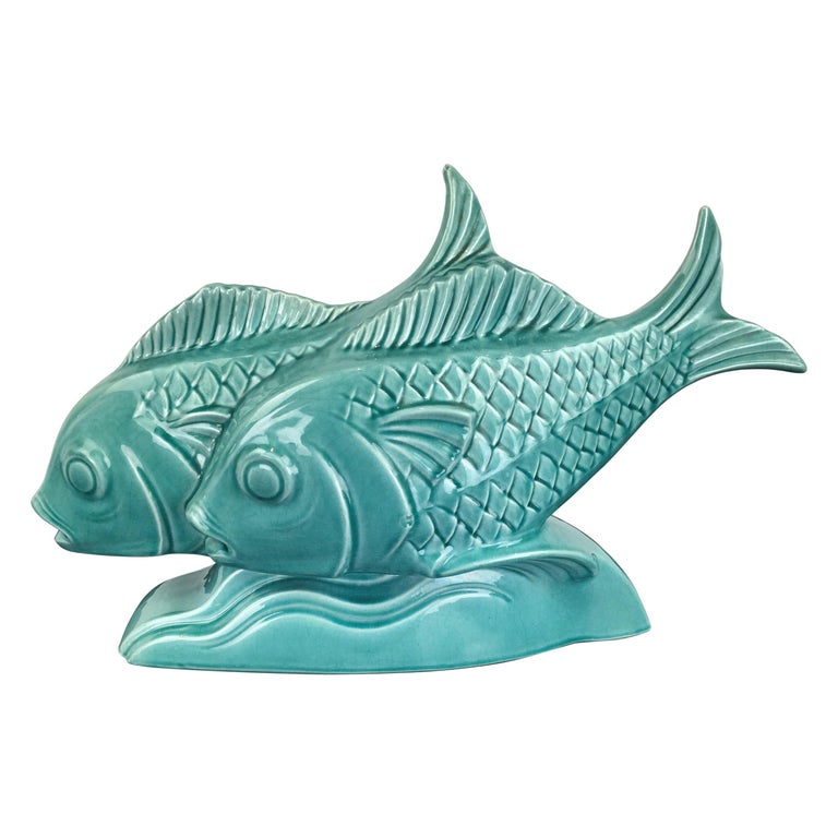 Handmade Ceramic Fish—An Incense Holder, Dark Blue – KAMO International