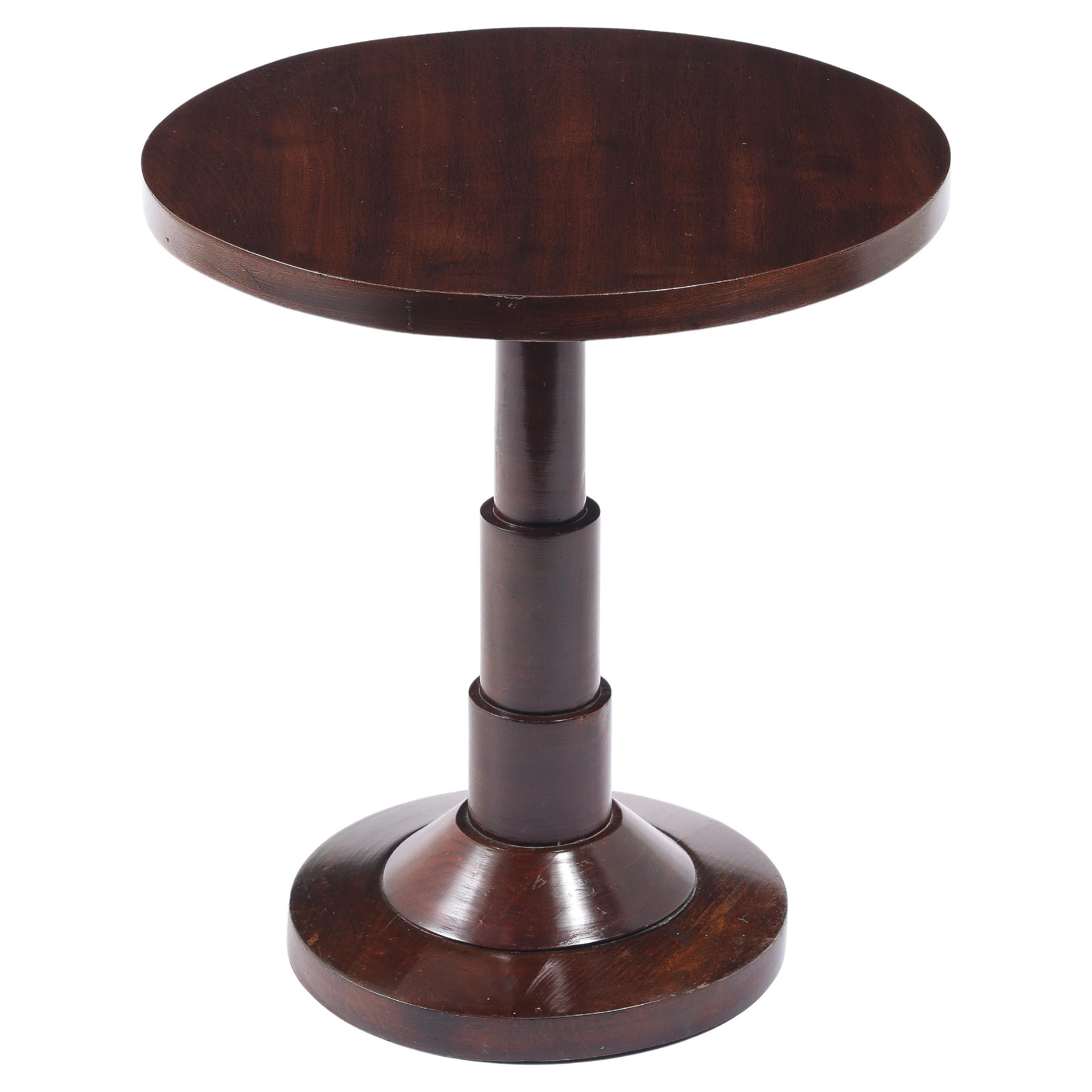 Art Deco Gueridon In Walnut, France 1940's