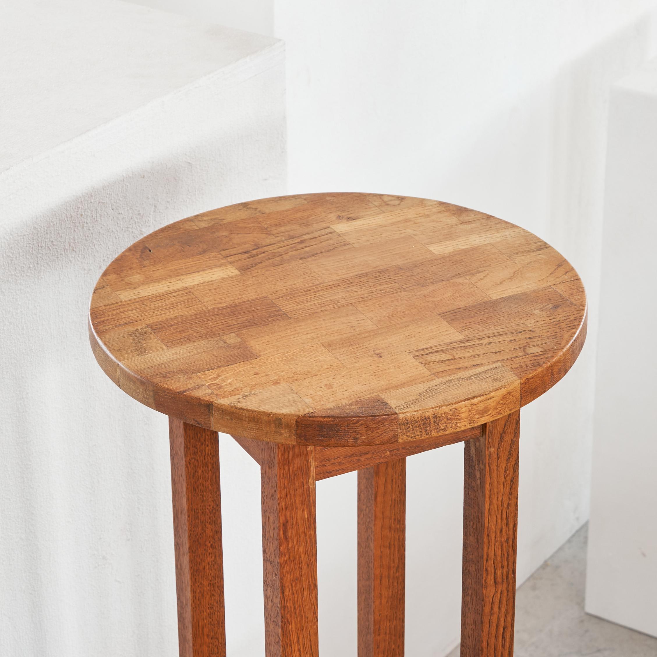 Fait main Art Déco Gueridon ou The Pedestal Table 1950s en vente