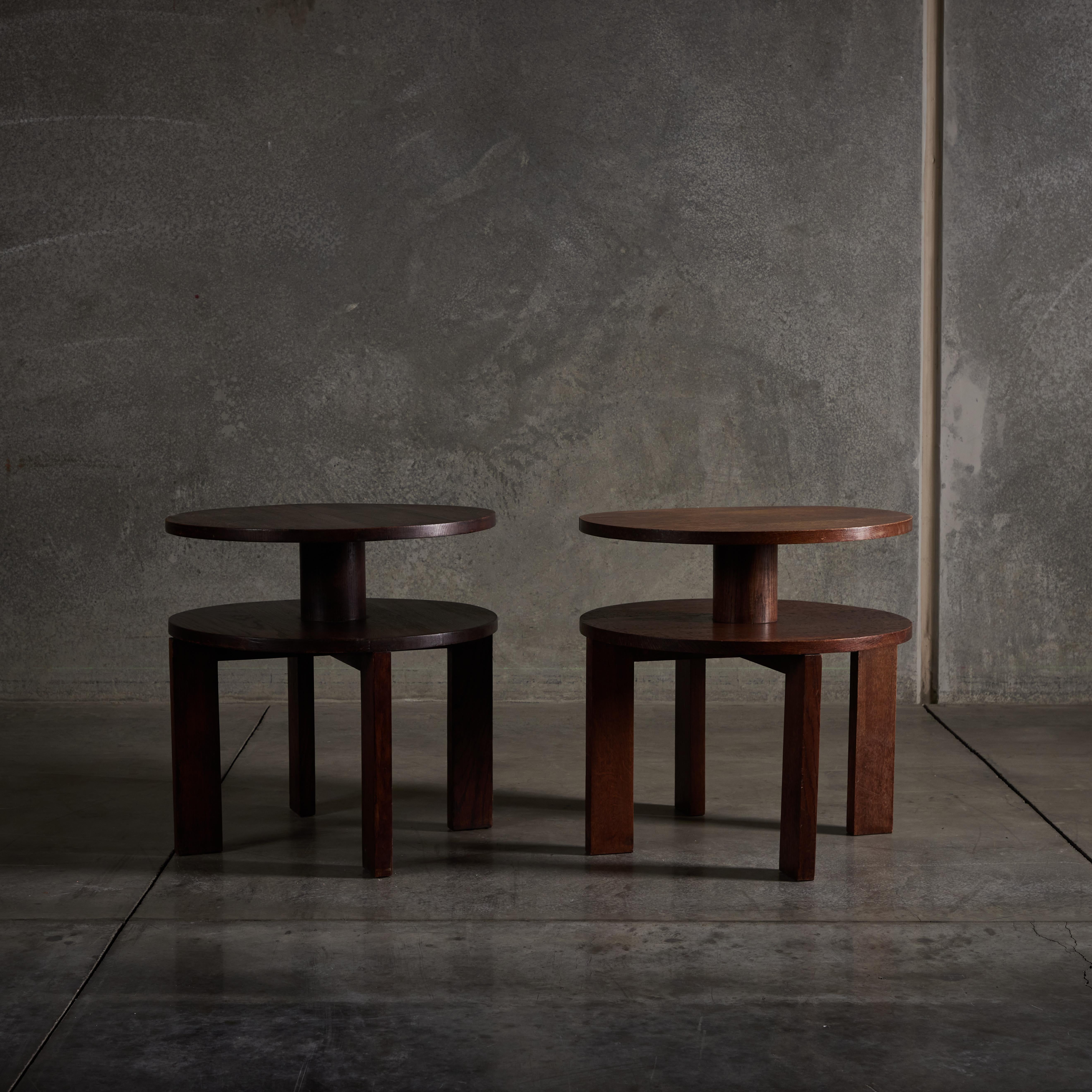 French Art Deco Gueridons by Jacques Vienot for Primavera