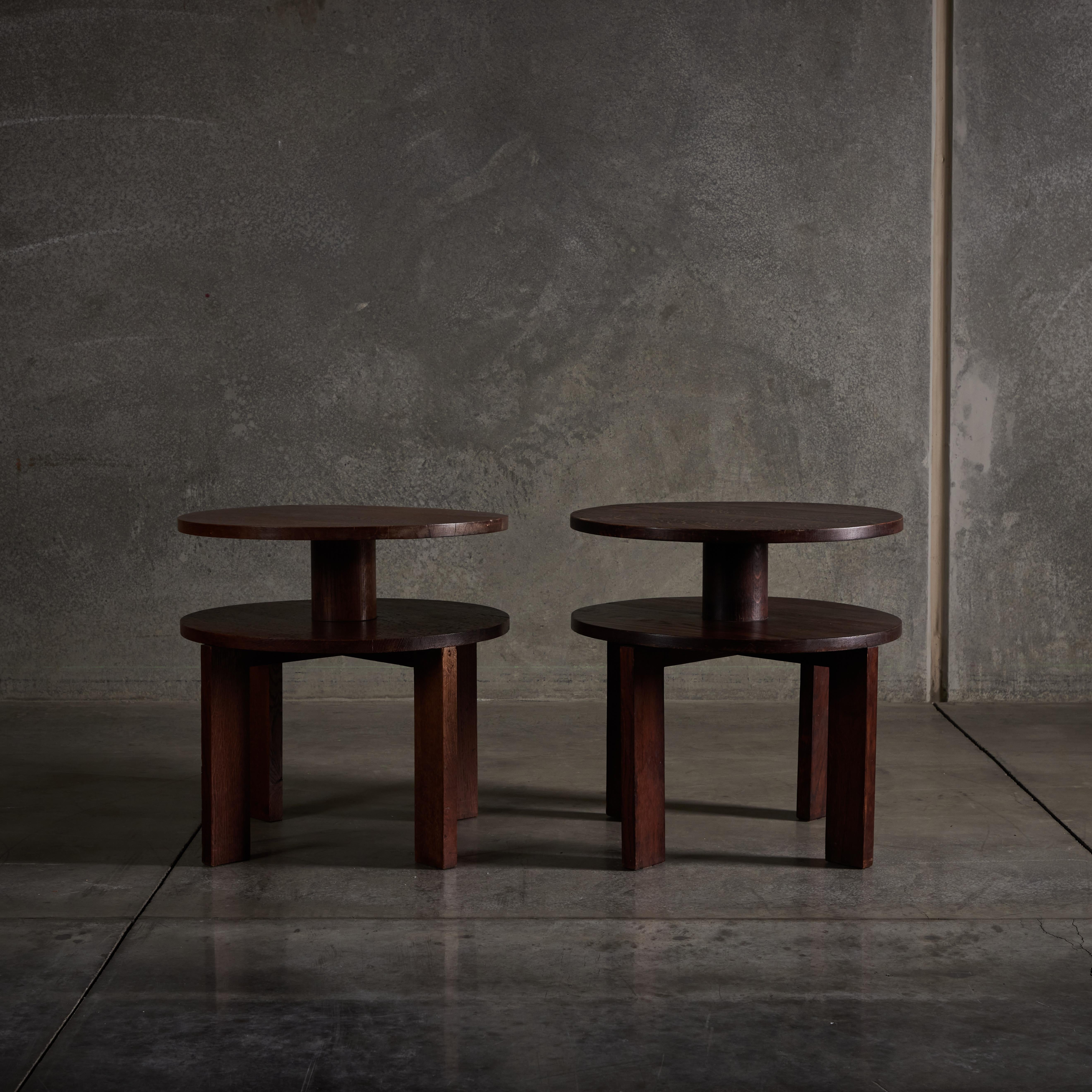 Mid-20th Century Art Deco Gueridons by Jacques Vienot for Primavera