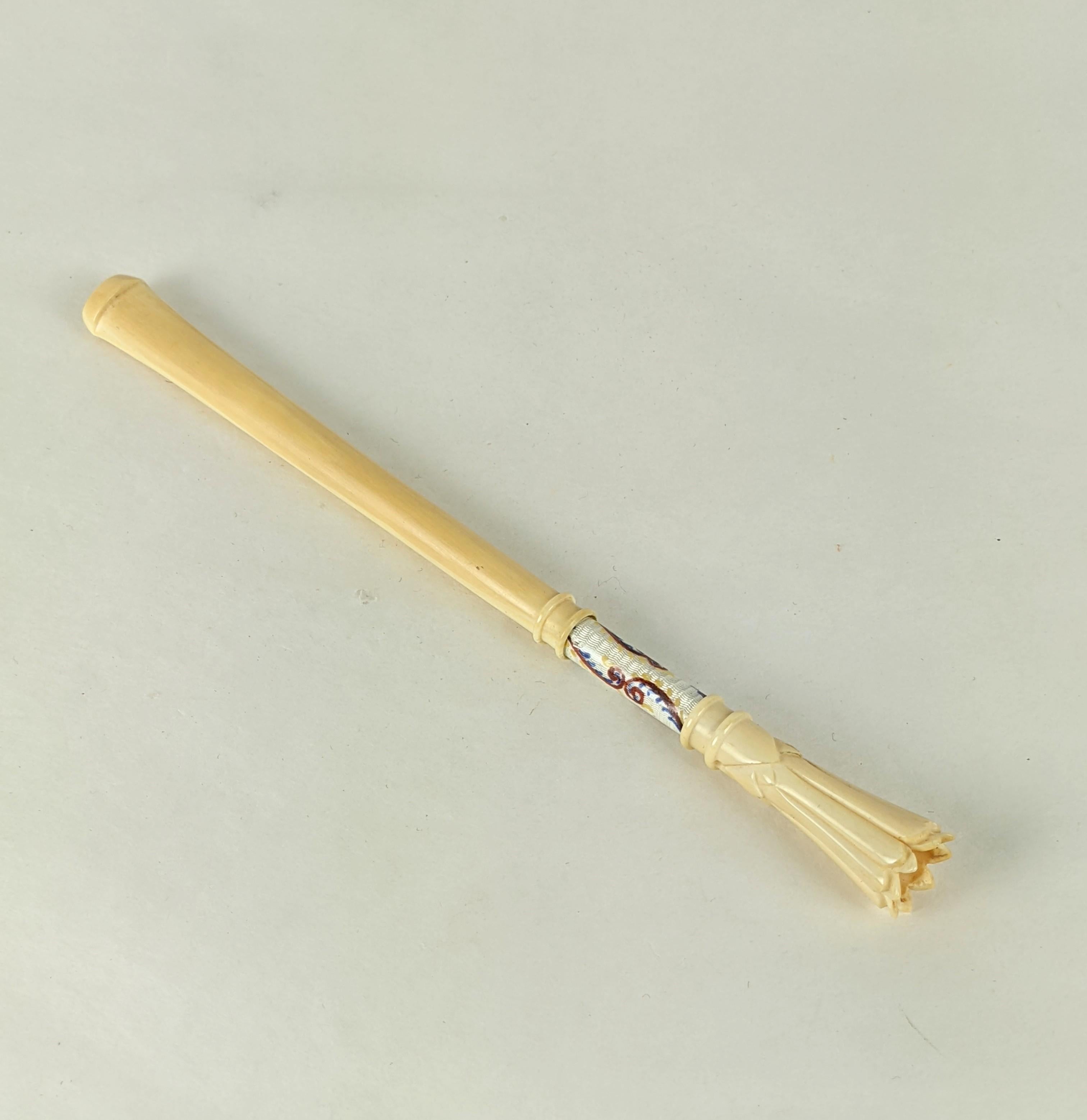 antique ivory cigarette holder