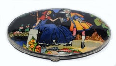 Art Deco Gwenda 1930s Art Deco Ladies Powder Compact