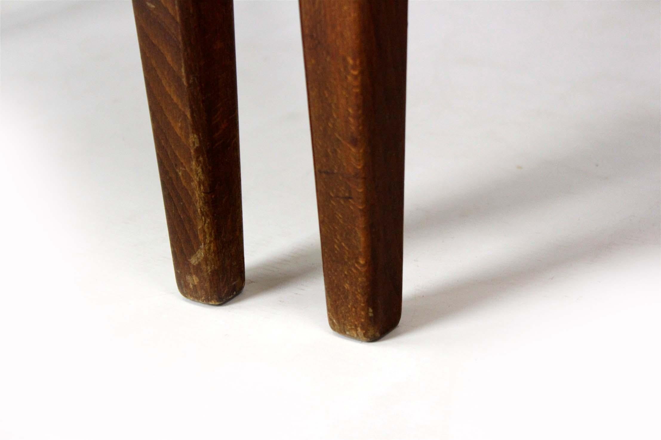 Sedie da pranzo Art Deco H-214 di Jindrich Halabala per Up Závody, 1950, set di 4 pezzi in vendita 5