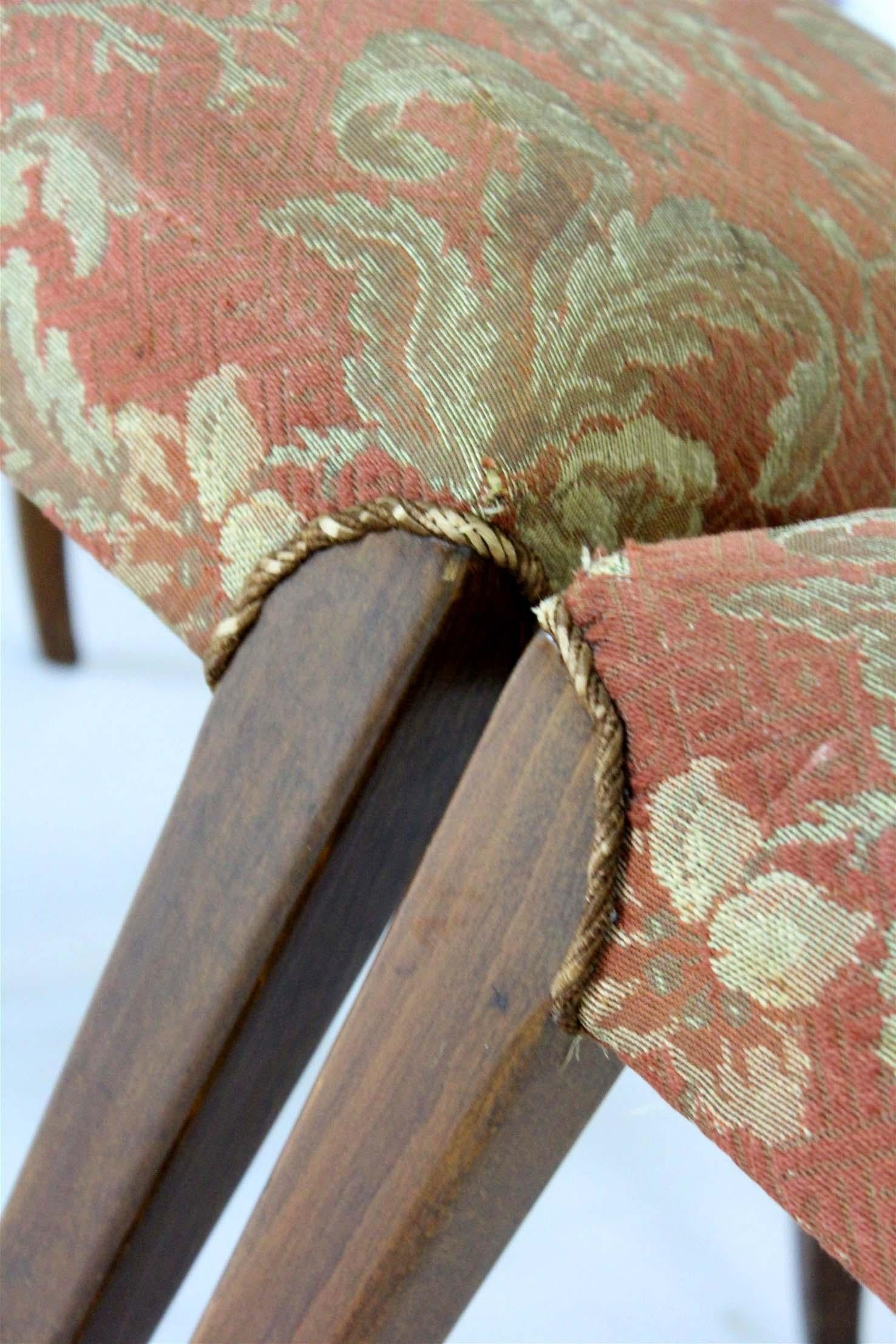 Sedie da pranzo Art Deco H-214 di Jindrich Halabala per Up Závody, 1950, set di 4 pezzi in vendita 3