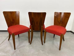 Art Deco H-214 Dining Chairs by Jindrich Halabala for UP Závody