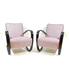 Art Deco H-269 Armchairs by Jindrich Halabala for Thonet, 1930s, Set of 2