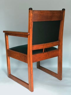 Art Deco Haagse School Arm Chair Hendrik Wouda