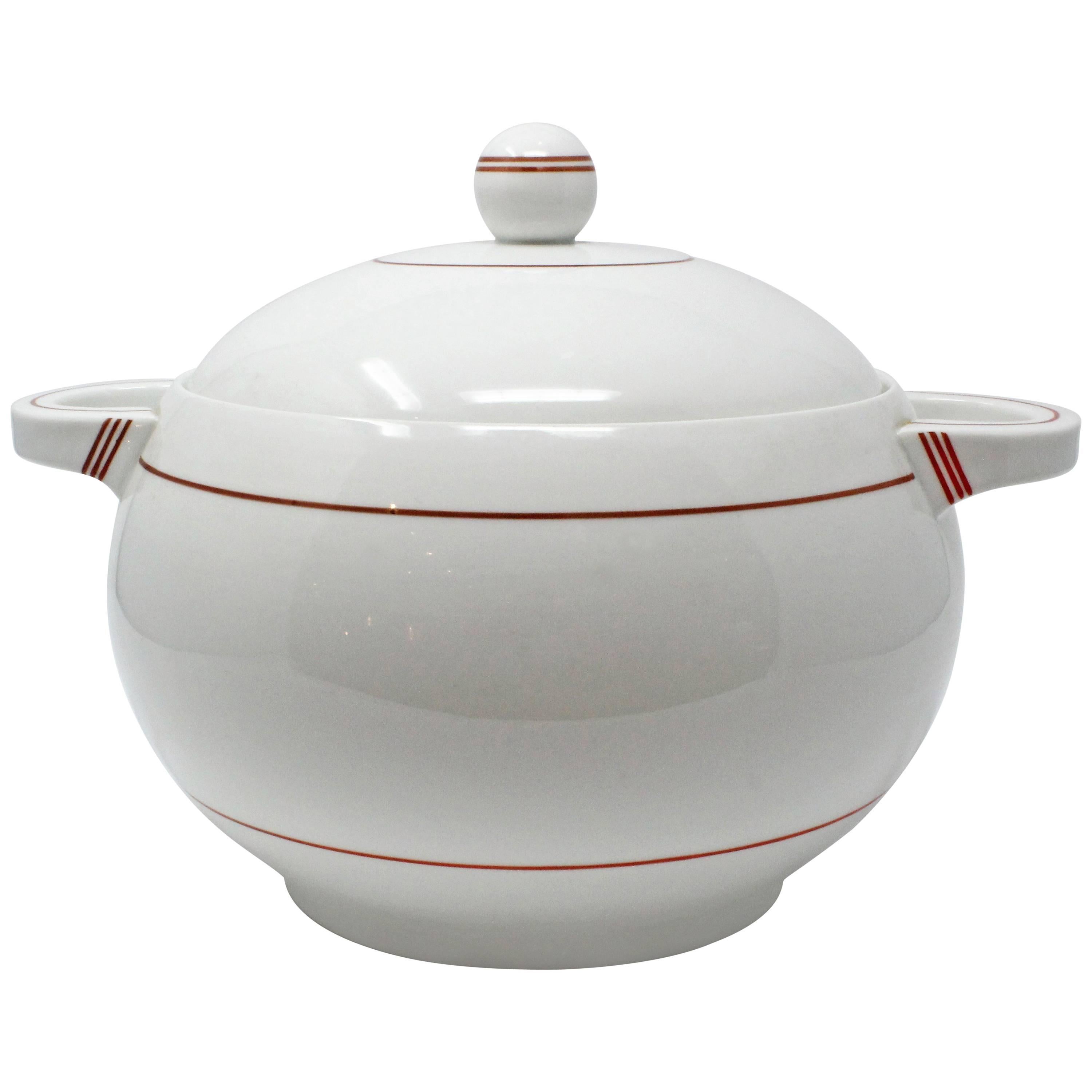 Art Deco Haas & Czjzez Covered Tureen For Sale