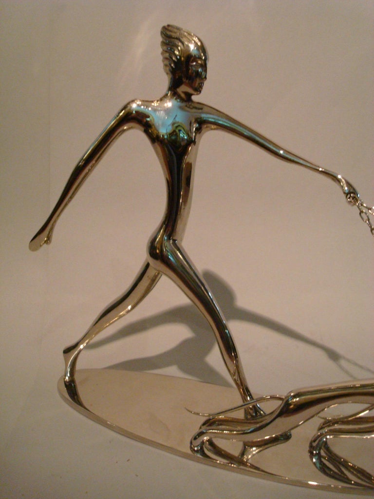 Art Deco Hagenauer Wien Figural Sculpture, Diana with