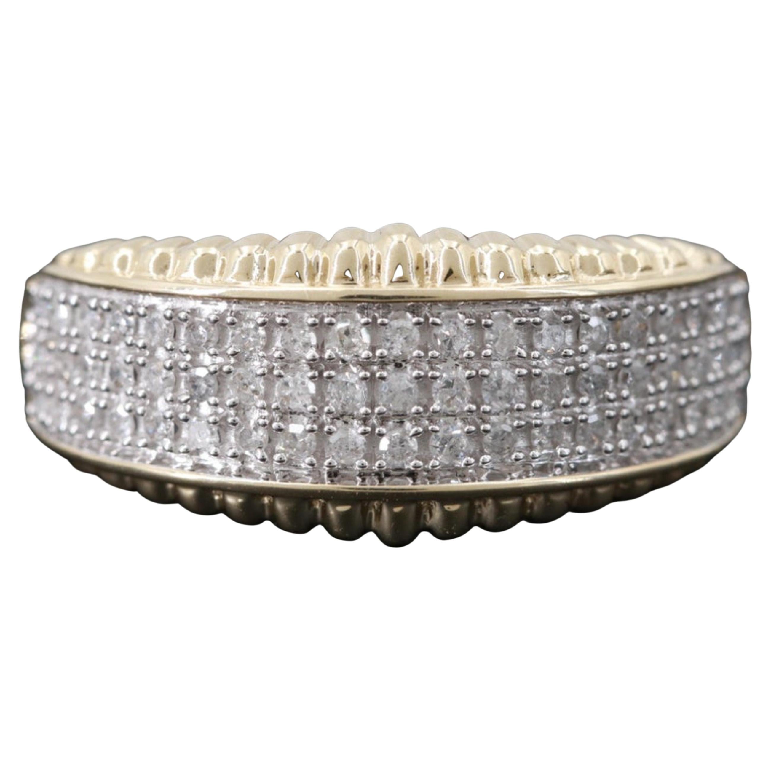 Art Deco Diamond Platinum Eternity Band Ring Wedding Engagement For Sale at 1stDibs art deco