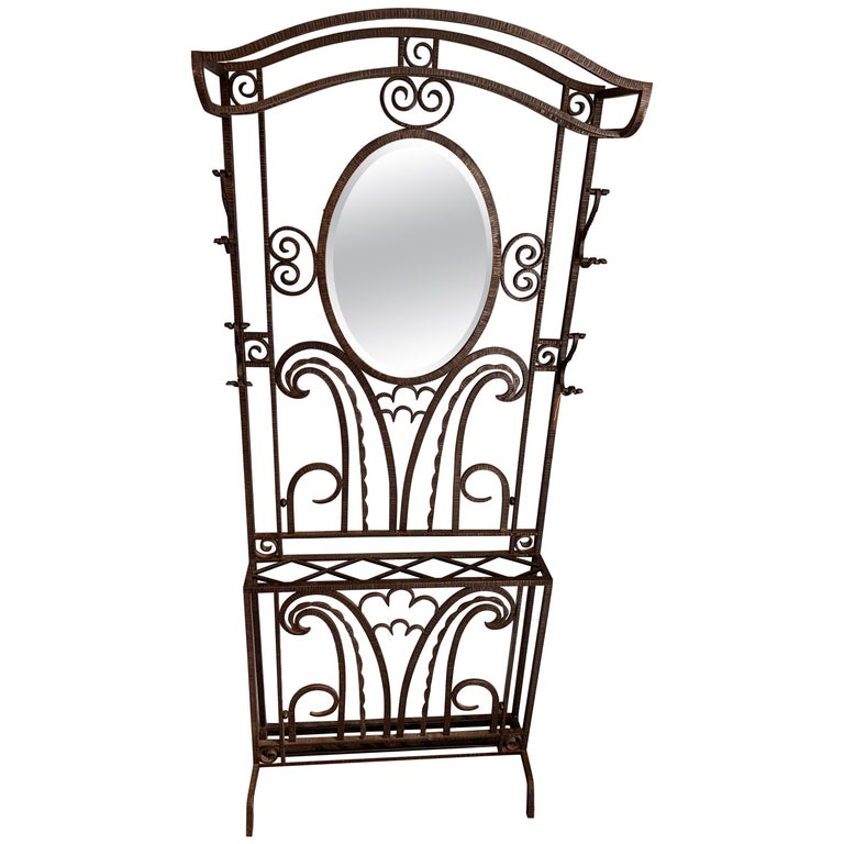 Art Deco Hall Stand / Coat Stand For Sale at 1stDibs