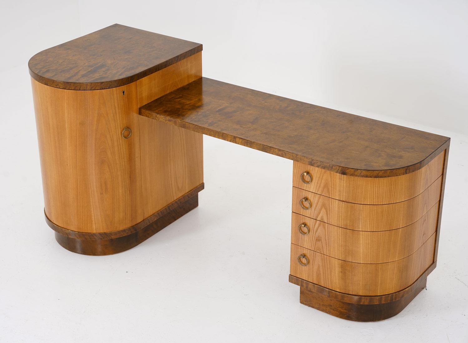 Swedish Art Deco Hallway Console by Axel Larsson for Bodafors For Sale