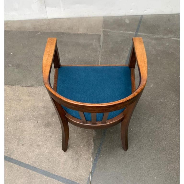 Sillón Art Decó Hamburger Kontorstuhl, años 30 Madera en venta