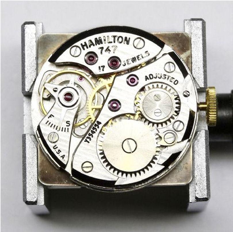 Art Deco Hamilton 10k Gold Filled Gents Watch, c1951, Recently Fully Serviced 5