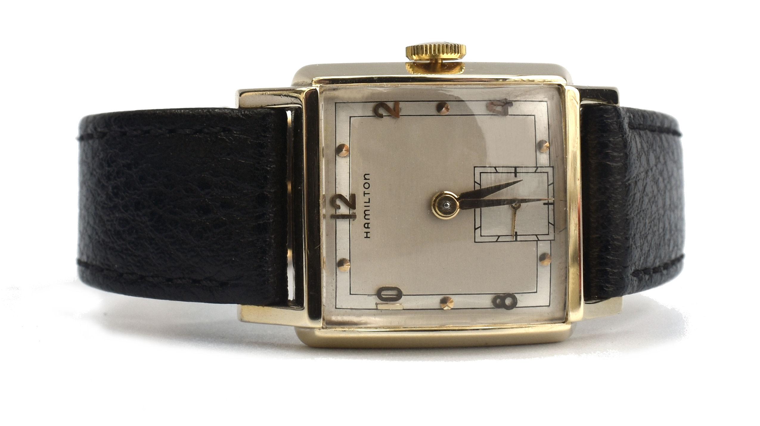 square hamilton watch