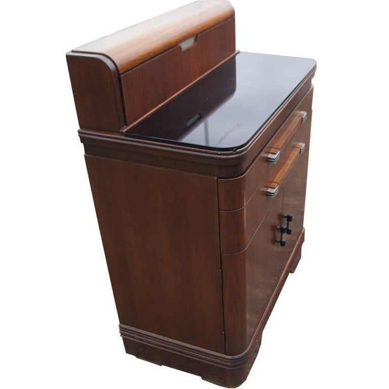 Art Deco Hamilton Donald Deskey Walnut Dental at 1stDibs art