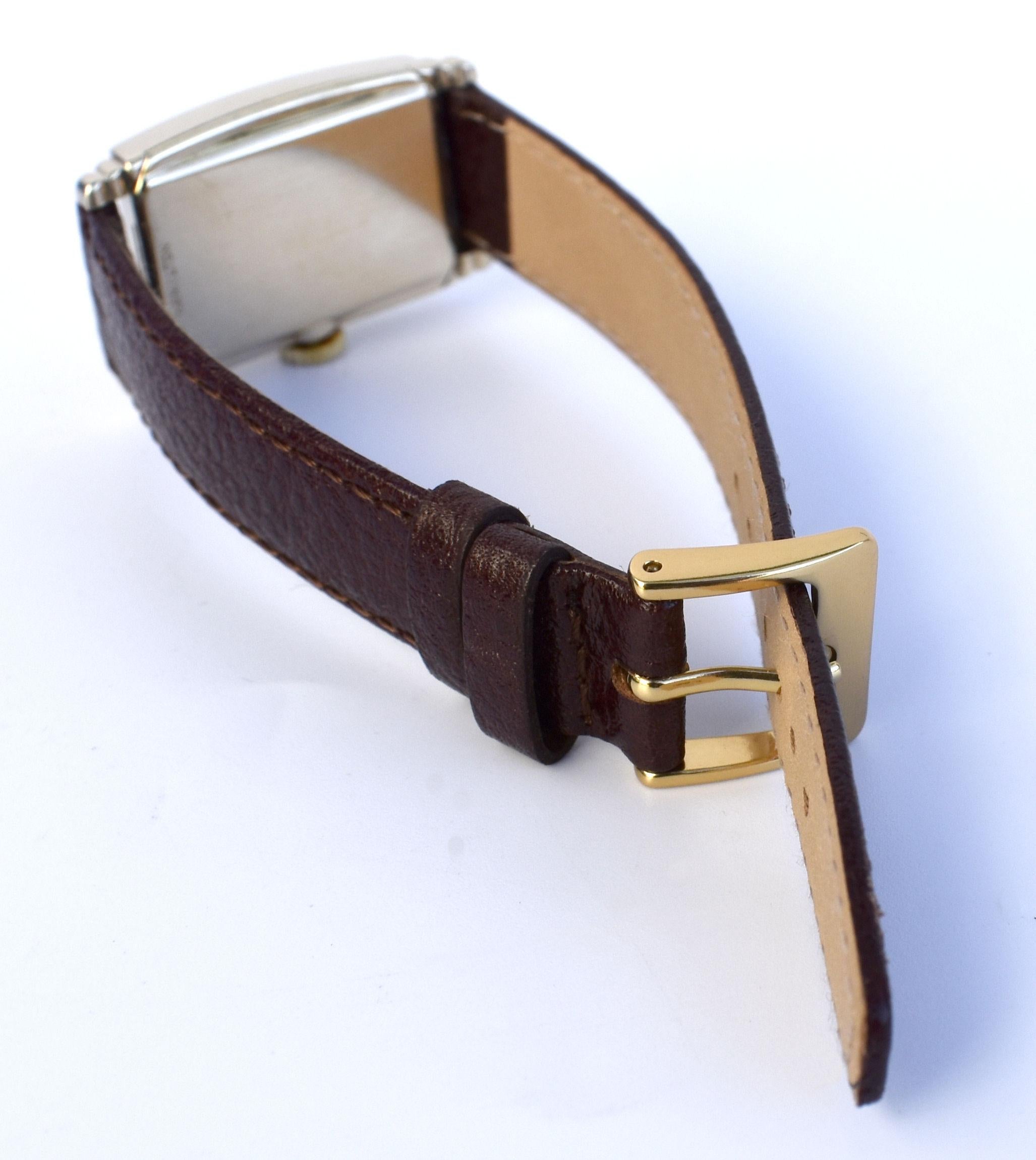 Art Deco Hamilton Gents Manual Wrist Watch, c1940's, Fully Serviced 4