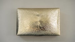 Art Deco Hammered Alpaca Jewelry Box, Vienna, 1920s
