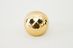 Art Deco Hammered Brass Bottle Stopper Around 1920s