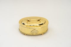 Art Deco Hammered Jewelry Box Around 1920s