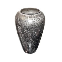 Art déco-Vase aus gehämmertem Silber von Christofle