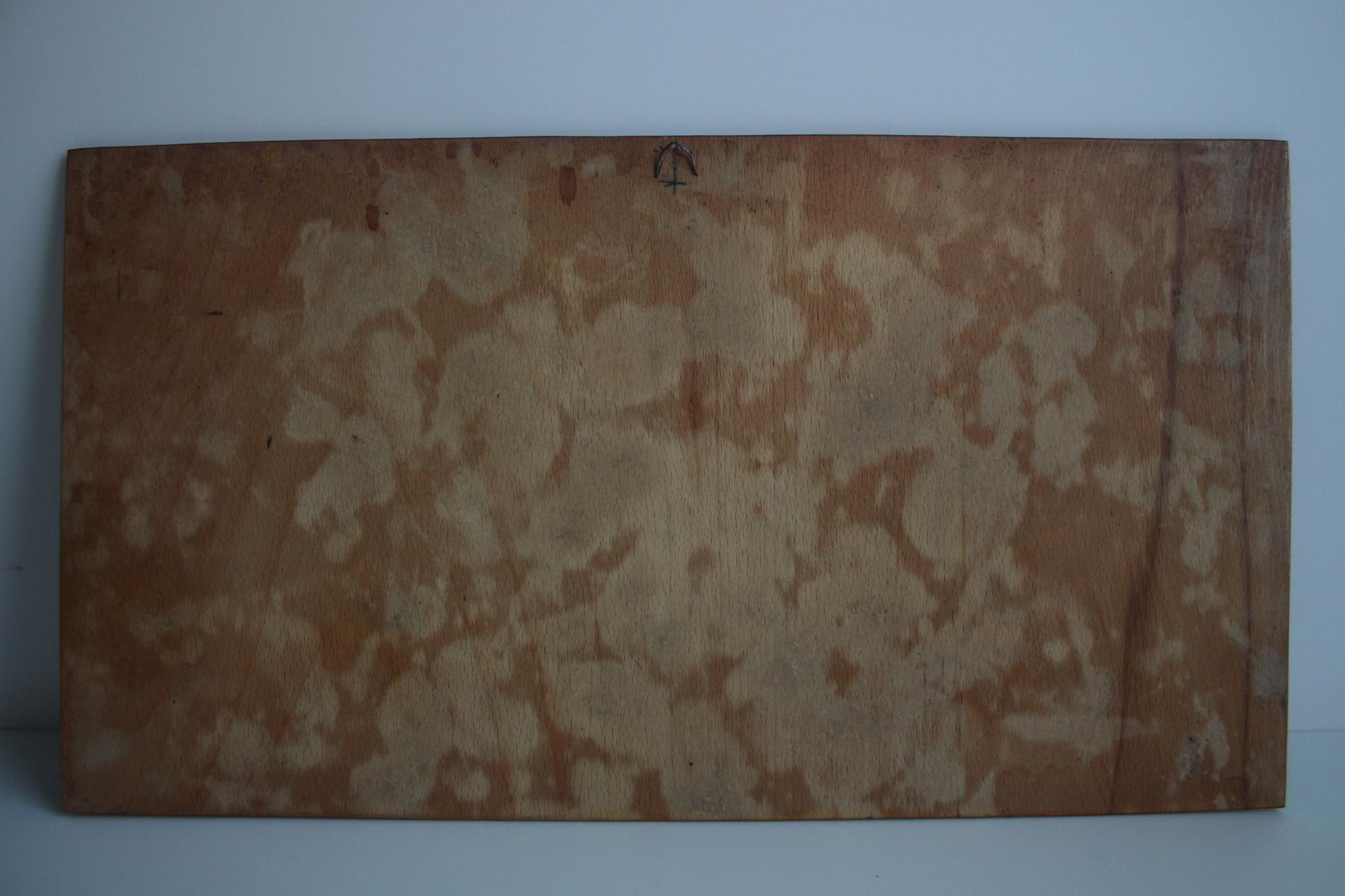 Art déco, handgebrannter Holzschnitt, Pyrographie, um 1920. im Angebot 2