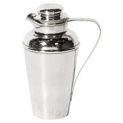 Art Deco Hand-Hammered Sterling Silver Cocktail Shaker by Gorham