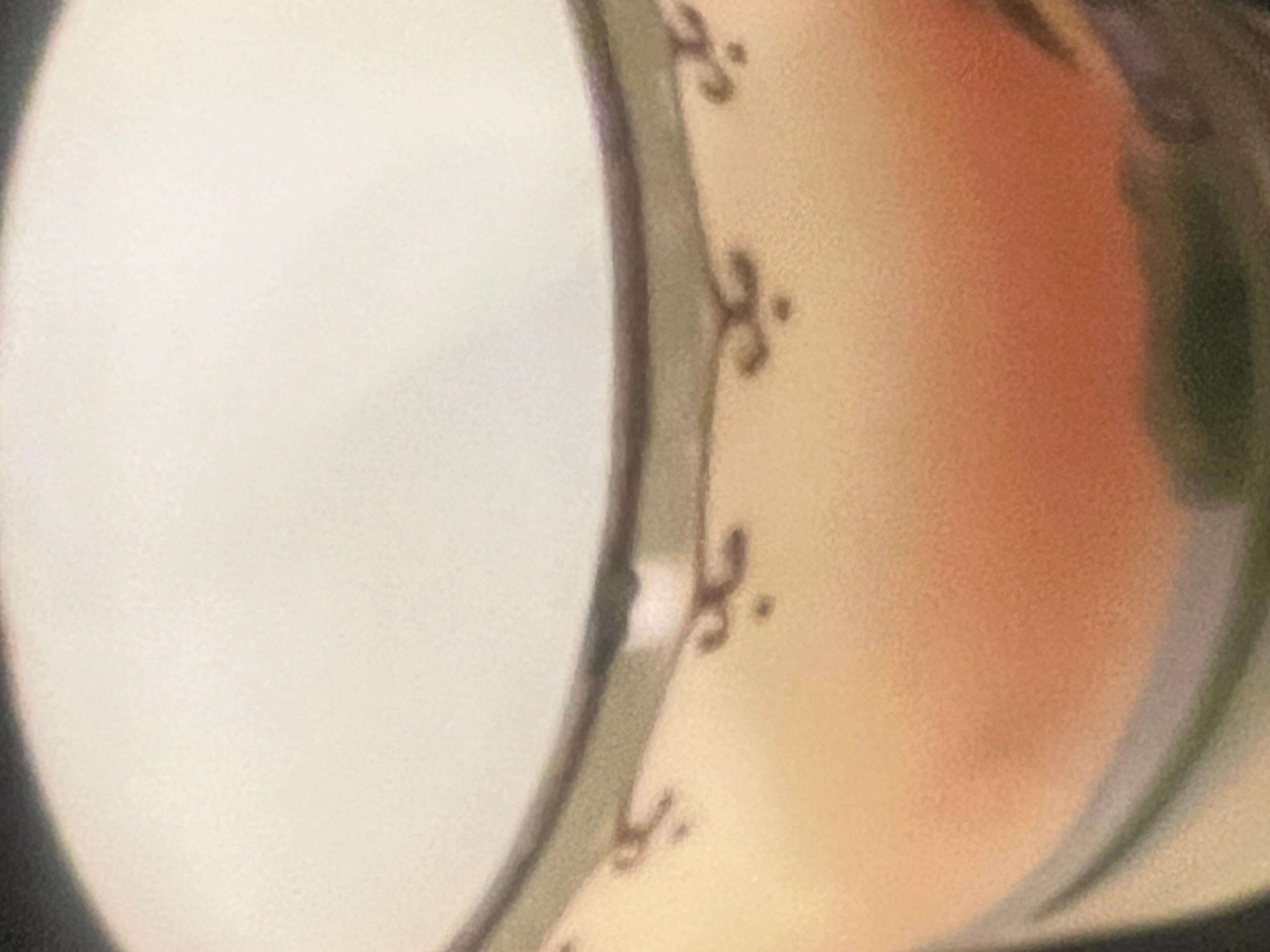 art Deco hand Painted Porcelain Set of Tea Cups & Saucers by Nippon Japan For Sale 4