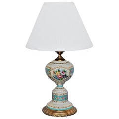 Lampe de table Art Déco peinte à la main par Ace Decor De Paris