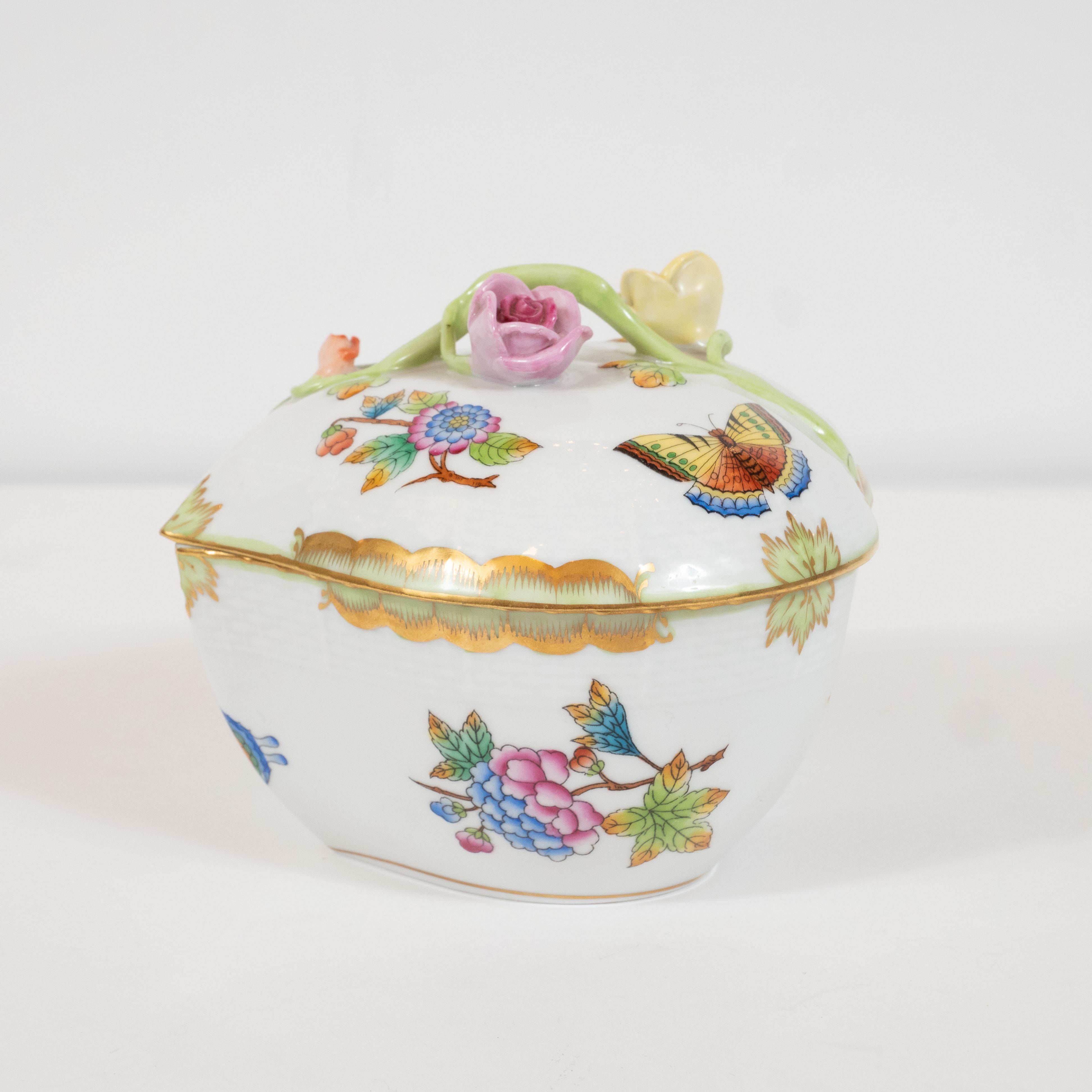 herend porcelain boxes