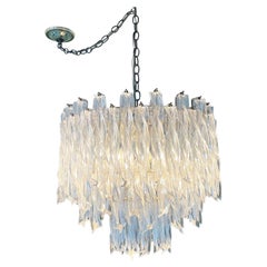Lampadario a sospensione in lucite Art Deco