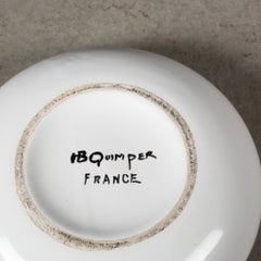 Art Deco HB Quimper Ashtrays, France c.1930-Two Available