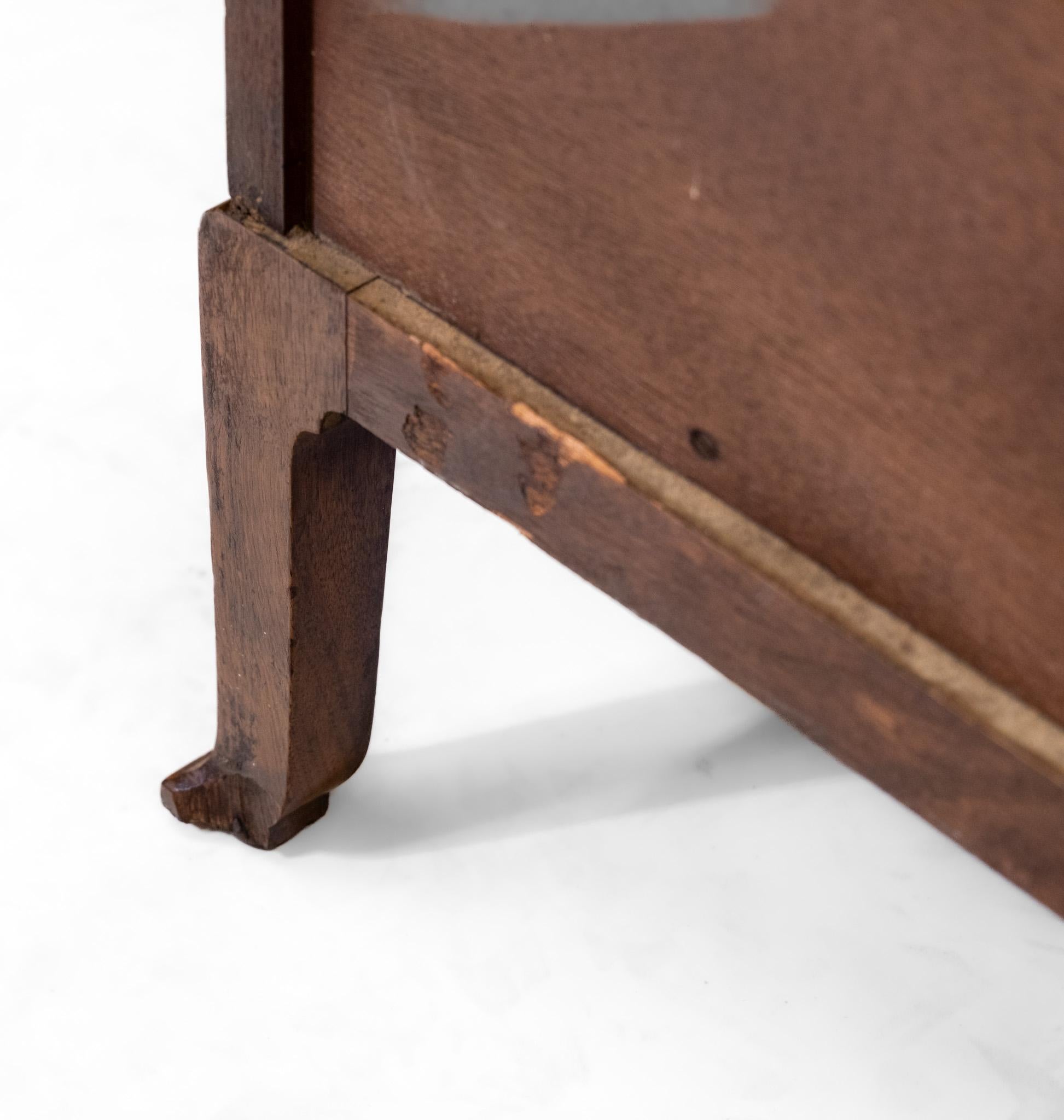 Art Deco Heals Figured Walnut Tallboy Chest Of Drawers Of Small Proportions 1930 For Sale 13