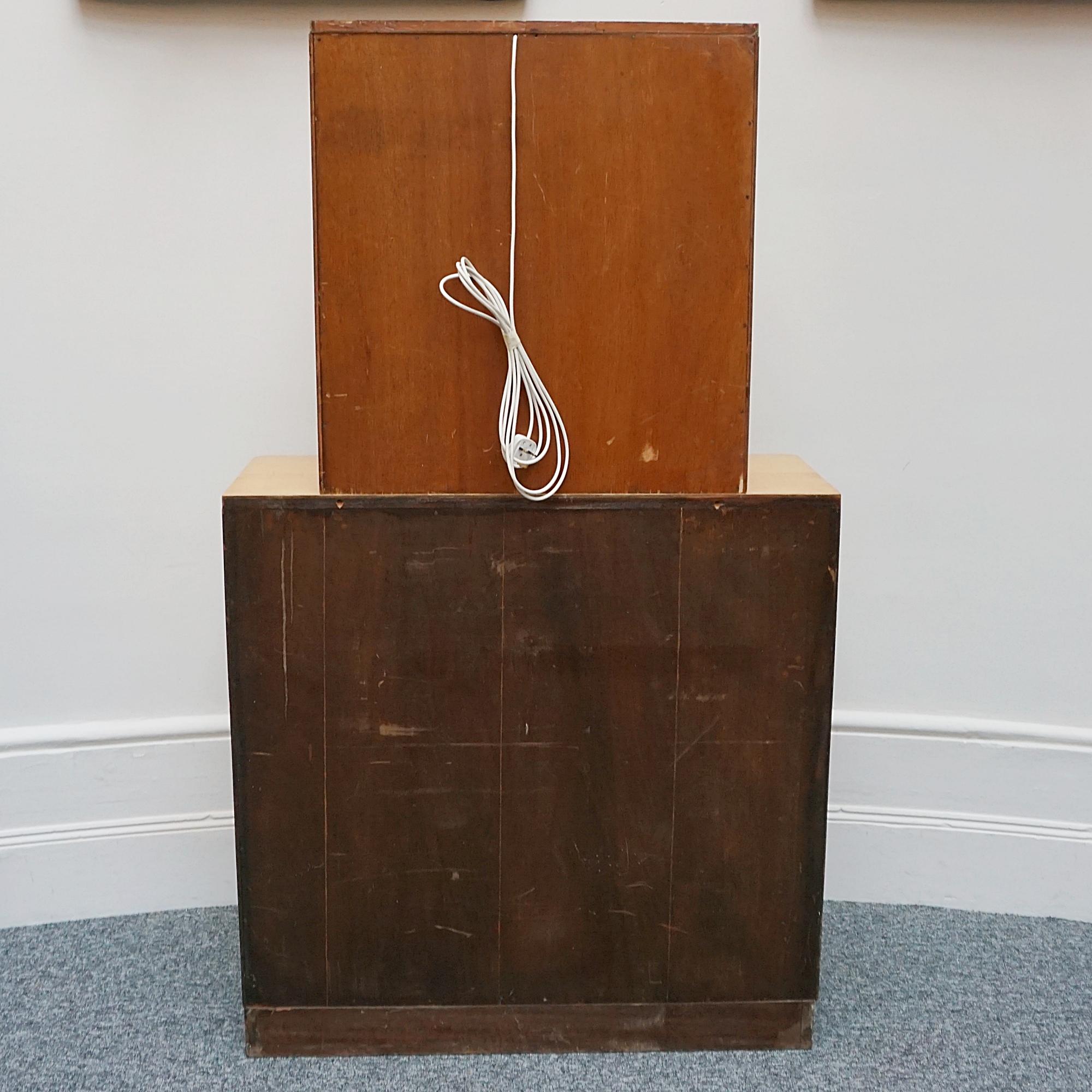 Art Deco Heal's of London Satin Birch Cocktail Cabinet  For Sale 11