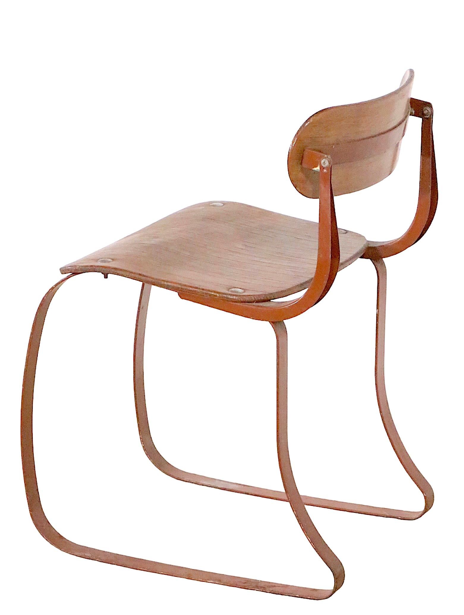 Art Deco Health Chair by Herman Sperlich for The Ironrite Corp. circa 1930's 9