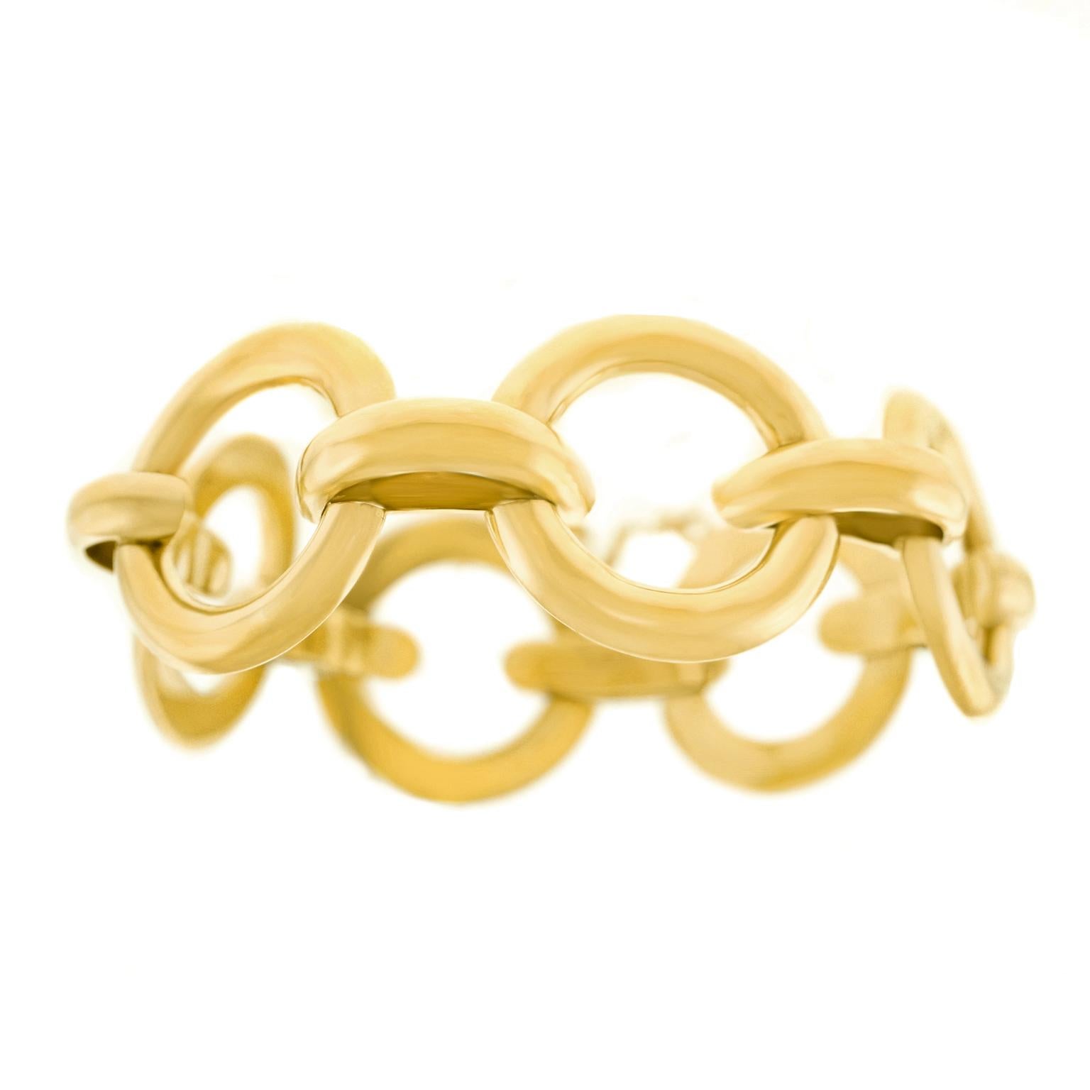 mens heavy gold bracelet for sale