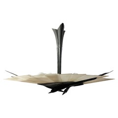 Art Deco "Hérons" Chandelier signed " Albert Cheuret, circa 1925