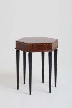 Art Deco Hexagonal Table