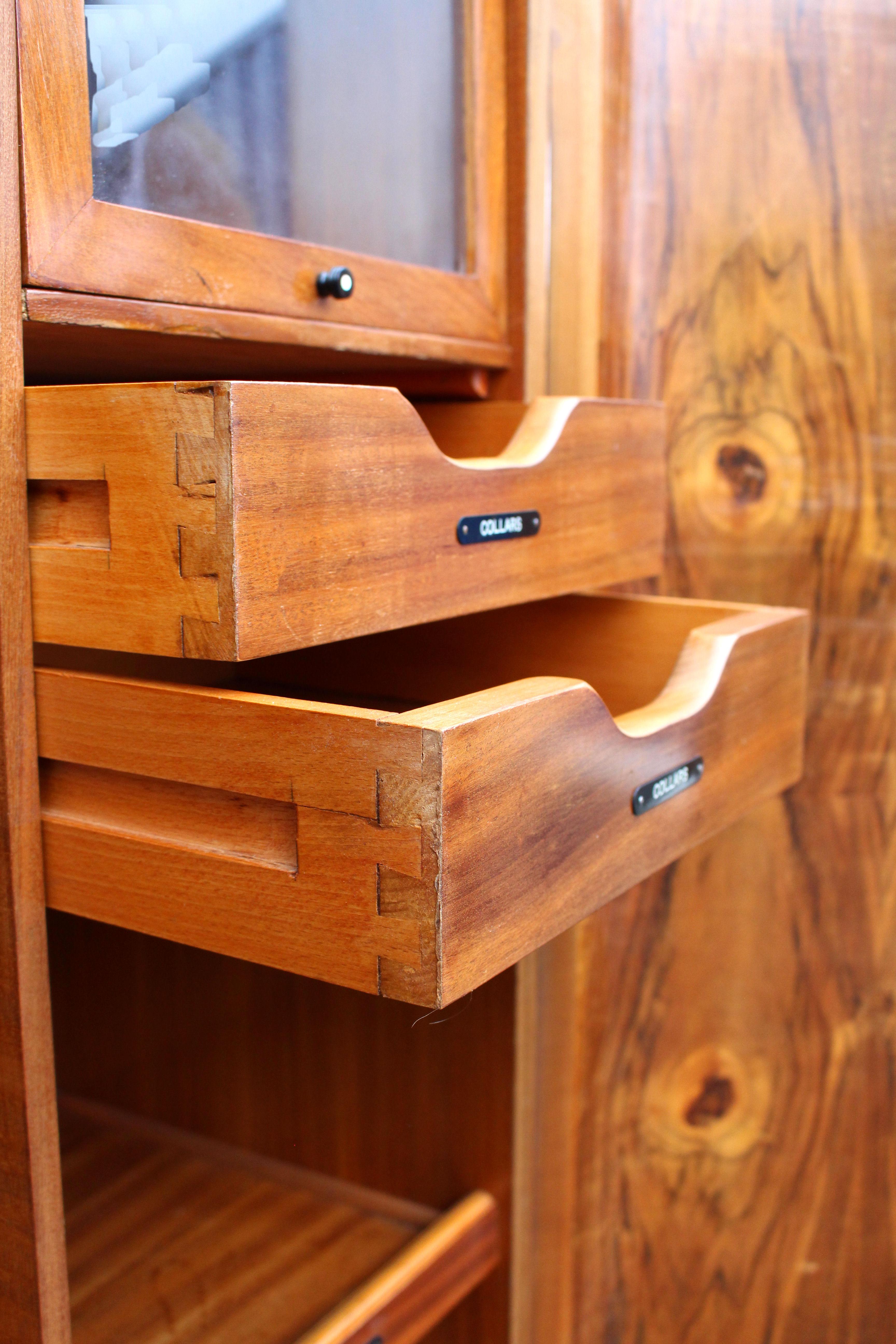 Art Deco Highly Figured Walnut Single Wardrobe, c1930 7
