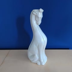 Art Deco Horse Sculpture in Laveno Ceramic, Made in Italy, 1930s
