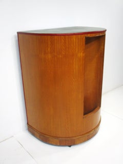Art Deco Hotel Rolling Half Moon Service Bar