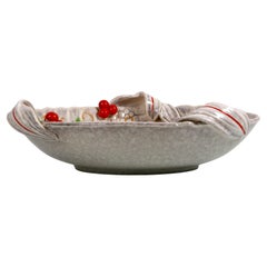 art deco enorme Ø33cm! plato frutero Hand Made en Francia ar. 1930 - muy raro