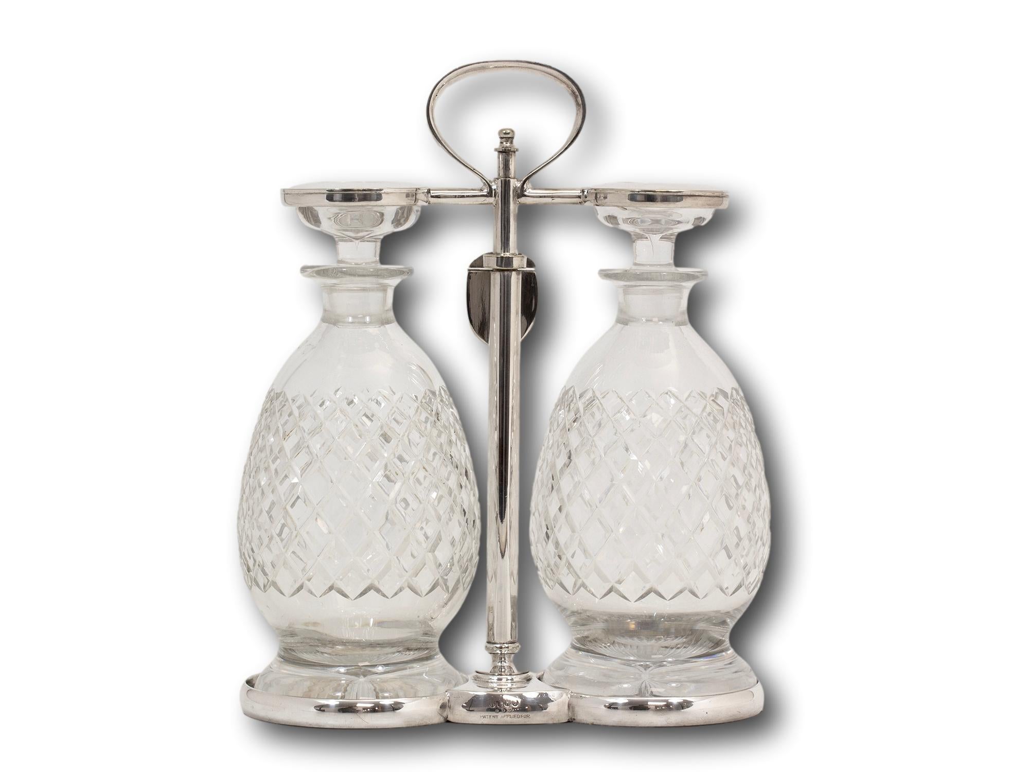 20th Century Art Deco Hukin and Heath Tantalus For Sale