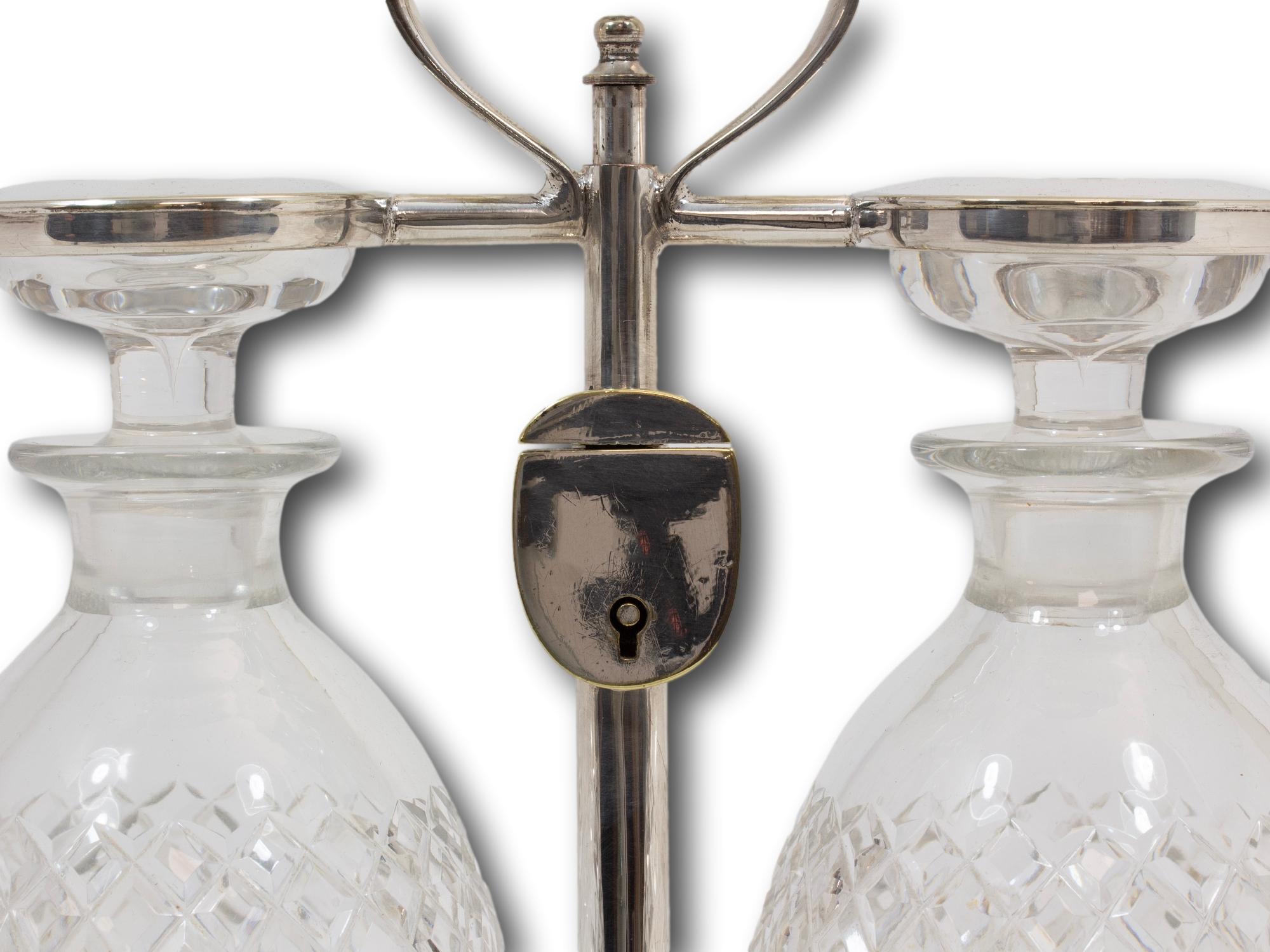 Art Deco Hukin and Heath Tantalus For Sale 1