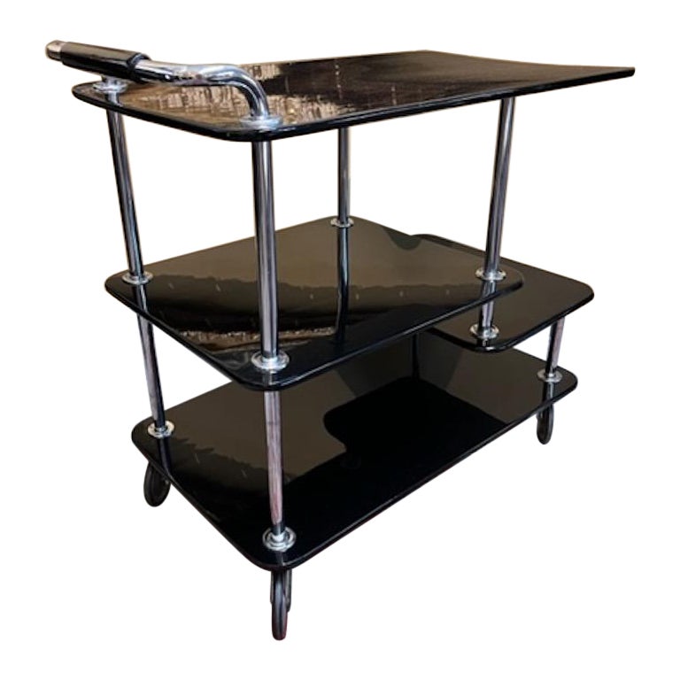 Art Deco Hungarian Bar Cart