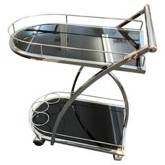 Art Deco Hungarian Bar Cart/ Serving Table