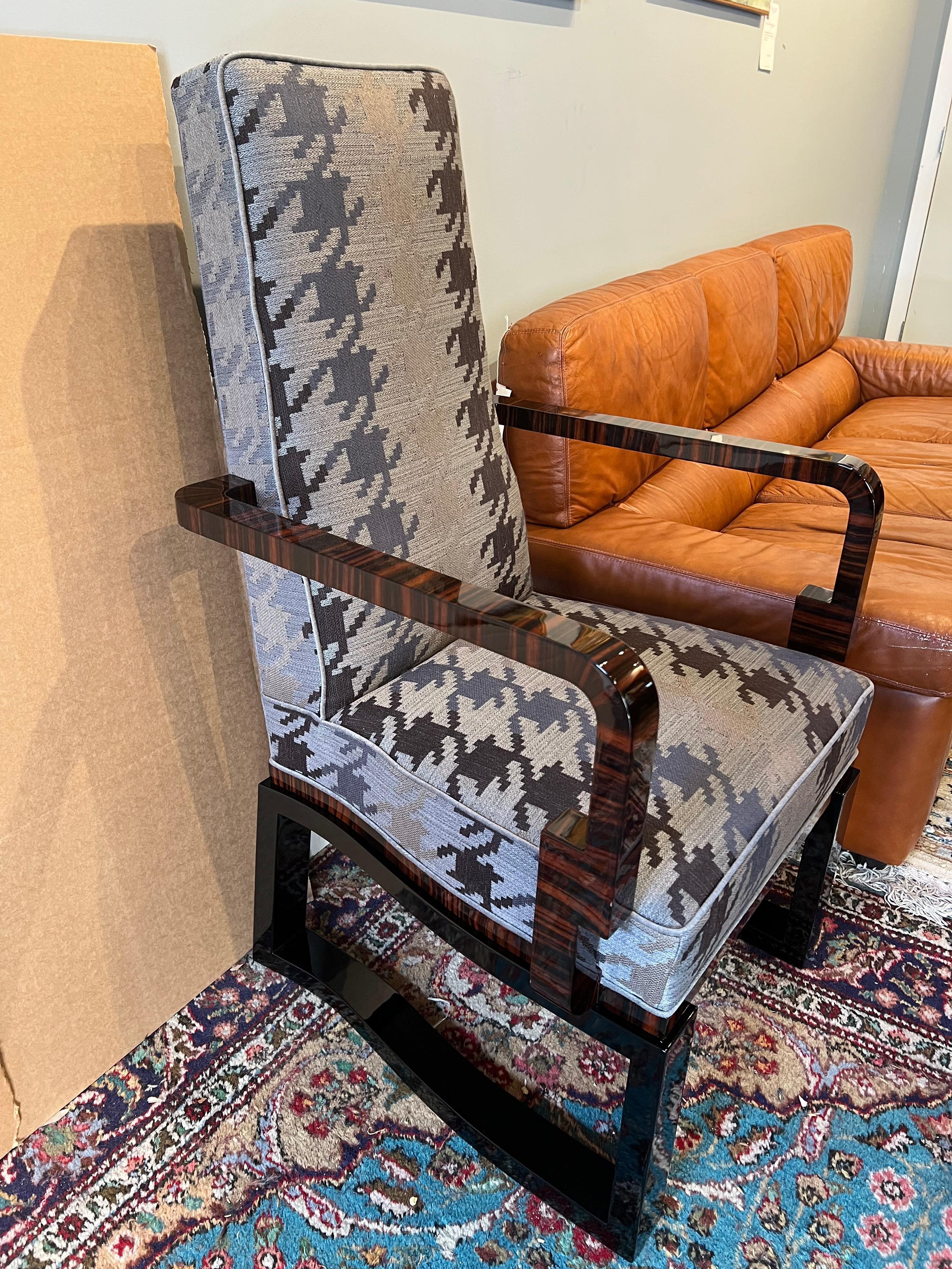 Hongrois Chaise hongroise Art déco réalisée par Farkas Molnar en vente